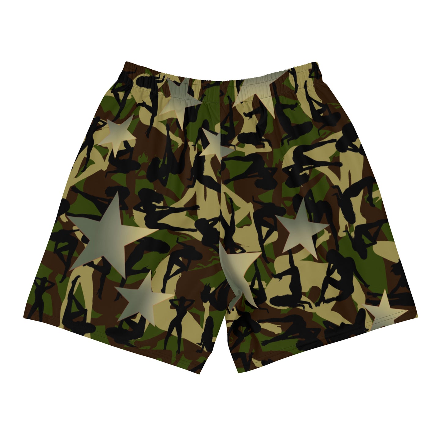 Camo Star - Men's Athletic Long Shorts
