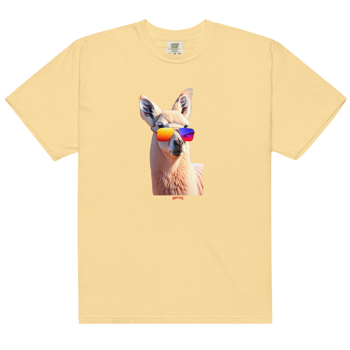 Llama - garment-dyed heavyweight t-shirt