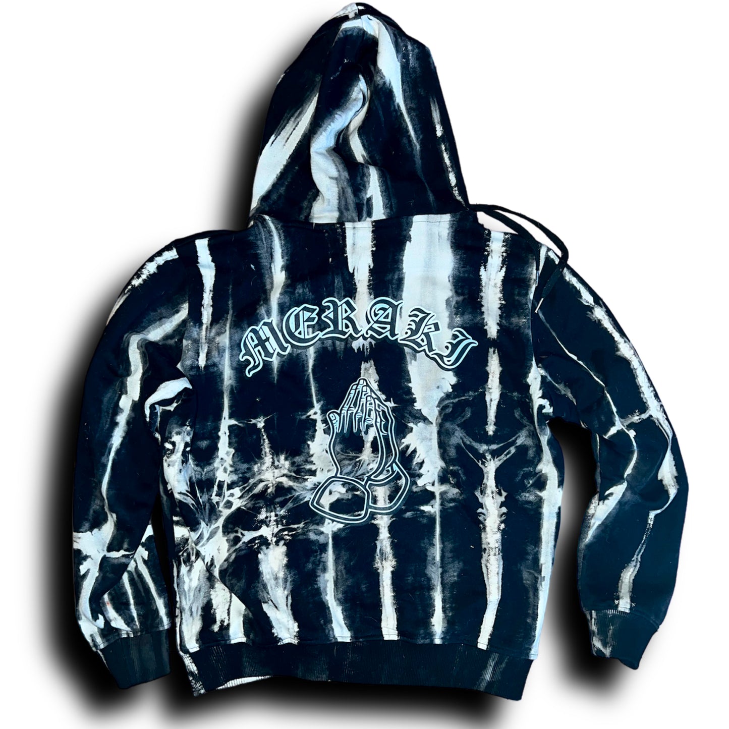 Pray for me - Unisex Marble Tie-Dye Hoodie